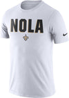 New Orleans Saints White Local Pack Performance T-Shirt - Nike - Pro League Sports Collectibles Inc.