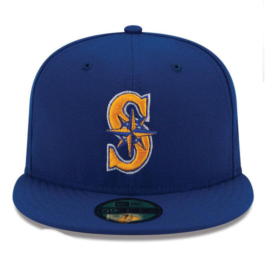 Seattle Mariners New Era Alternate 2 Authentic On Field 59FIFTY Fitted Hat - Royal - Pro League Sports Collectibles Inc.