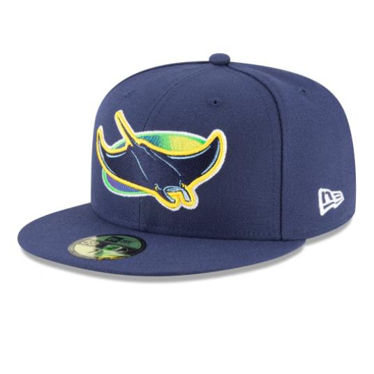 Tampa Bay Rays New Era Alternate Authentic Collection On-Field 59FIFTY Fitted Hat - Navy - Pro League Sports Collectibles Inc.