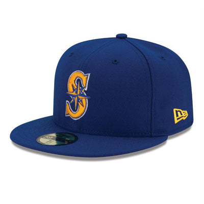 Seattle Mariners New Era Alternate 2 Authentic On Field 59FIFTY Fitted Hat - Royal - Pro League Sports Collectibles Inc.