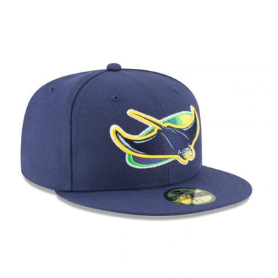 Tampa Bay Rays New Era Alternate Authentic Collection On-Field 59FIFTY Fitted Hat - Navy - Pro League Sports Collectibles Inc.