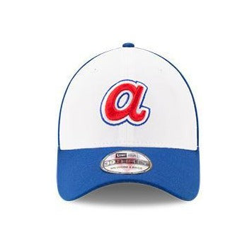 Atlanta Braves New Era White Cooperstown Collection Team Classic 39THIRTY Flex Hat - Pro League Sports Collectibles Inc.