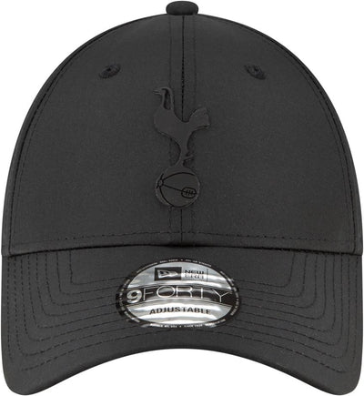 Tottenham Hotspur New Era Silcone Logo 9Forty Adjustable Cap - Blk/Blk - Pro League Sports Collectibles Inc.