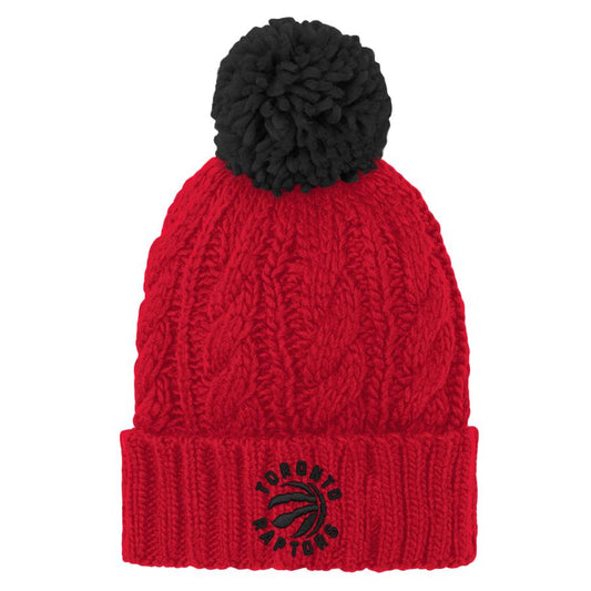 Youth Toronto Raptors Cable Toque Red/Blk - Outerstuff - Pro League Sports Collectibles Inc.