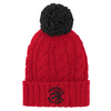 Youth Toronto Raptors Cable Toque Red/Blk - Outerstuff - Pro League Sports Collectibles Inc.