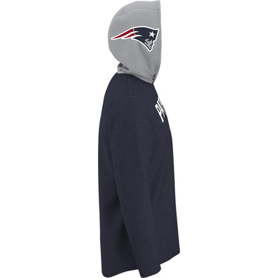 New England Patriots Navy Nike Helmet Performance - Hoodie Long Sleeve T-Shirt - Pro League Sports Collectibles Inc.