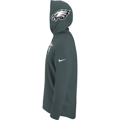 Philadelphia Eagles Green Nike Helmet Performance - Hoodie Long Sleeve T-Shirt - Pro League Sports Collectibles Inc.