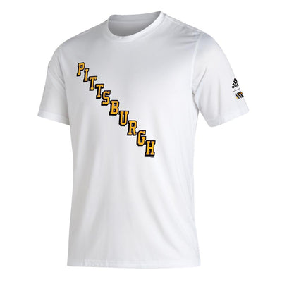 Pittsburgh Penguins adidas Reverse Retro Creator T-Shirt - White - Pro League Sports Collectibles Inc.