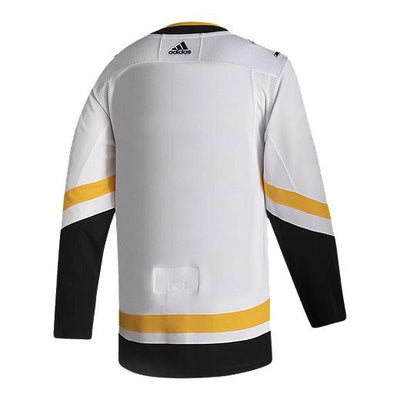 Pittsburgh Penguins adidas White 2020/21 - Reverse Retro Wordmark Jersey- Men's - Pro League Sports Collectibles Inc.
