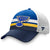 Youth St. Louis Blues Fanatics Branded 2020 NHL Draft Authentic Pro Structured Adjustable Trucker Hat