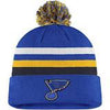 St. Louis Blues Fanatics Branded 2020 NHL Draft Authentic Pro Cuffed Pom Knit Hat - Pro League Sports Collectibles Inc.