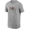 Baltimore Ravens Nike Primary Logo T-Shirt - Heathered Gray - Pro League Sports Collectibles Inc.