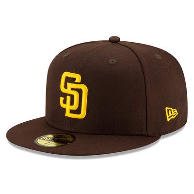 San Diego Padres New Era 2020 Authentic Collection On-Field 59FIFTY Fitted Hat - Brown - Pro League Sports Collectibles Inc.