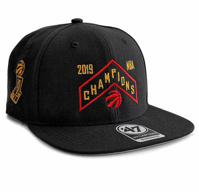 Toronto Raptors '47 Brand 2019 NBA Champions Chevron Hat - Pro League Sports Collectibles Inc.