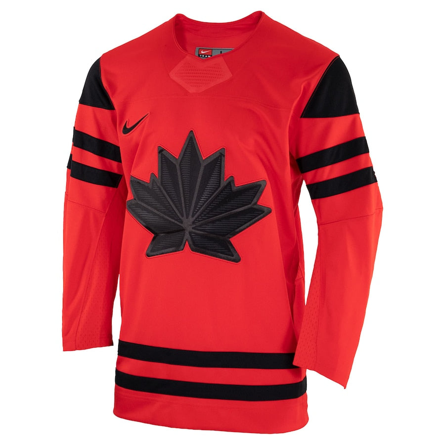 Team Canada 2022 Red Olympic Nike Replica Jersey - Pro League Sports Collectibles Inc.