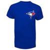 Toronto Blue Jays Vladimir Guerrero Jr. 47 Brand Blue Name & Number T-Shirt - Pro League Sports Collectibles Inc.