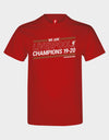Liverpool Red “WE ARE THE LIVERPOOL CHAMPIONS 19-20” T-Shirt - Pro League Sports Collectibles Inc.