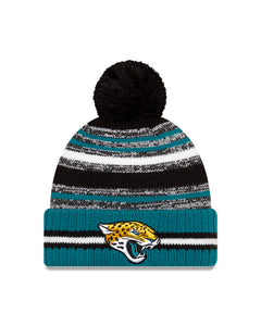 Jacksonville Jaguars NFL New Era On Field Sport Knit 2015-16 Pom Beani -  Cyberteez