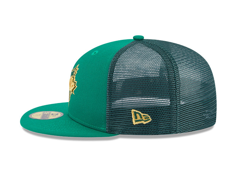 Toronto Blue Jays Green New Era 2023 St. Patrick's Day - Mesh 59FIFTY Fitted Hat - Pro League Sports Collectibles Inc.