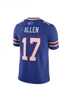 NIKE BUFFALO BILLS JOSH ALLEN FOOTBALL NFL JERSEY BLUE WHITE SZ XL ON FIELD