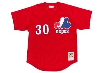 Montreal Expos Larry Walker Mitchell & Ness Cooperstown Collection 1989 Pullover Batting Practice Jersey - Pro League Sports Collectibles Inc.