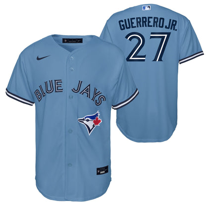 Toddler Toronto Blue Jays Guerrero Jr. Nike Powder Blue Horizon Alternate 2020 Replica Team Jersey - Pro League Sports Collectibles Inc.