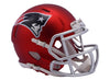 NFL Patriots Mini Alternate Blaze Helmet - Pro League Sports Collectibles Inc.