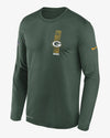 Green Bay Packers Nike Legend Long Sleeve Shirt - Pro League Sports Collectibles Inc.