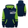 Youth Seattle Seahawks Full Zip Fleece Hoodie - Pro League Sports Collectibles Inc.