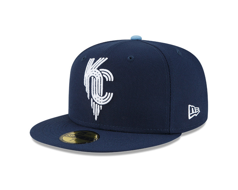 Kansas City Royals New Era Navy 2022 City Connect Authentic Collection On-Field 59FIFTY Fitted Hat - Pro League Sports Collectibles Inc.