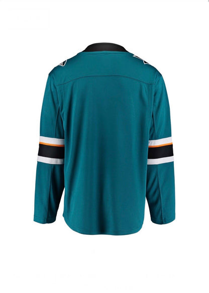 San Jose Sharks Home Break Away Fanatics Replica Jersey - Pro League Sports Collectibles Inc.