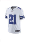 Ezekiel Elliott #21 Dallas Cowboys White Nike Vapor Limited Jersey - Pro League Sports Collectibles Inc.