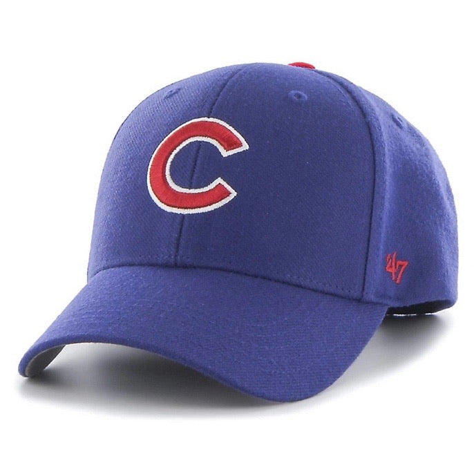 Chicago Cubs Blue 47 Brand MVP Bullpen Basic Adjustable Hat - Pro League Sports Collectibles Inc.