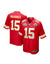 Patrick Mahomes Kansas City Chiefs Red Nike SBLV Patch Game Jersey