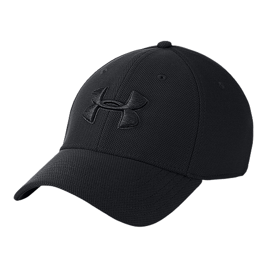 Under Armour Men's Blitzing 3.0 Stretch Fit Hat - Black - Pro League Sports Collectibles Inc.