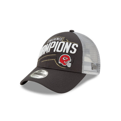 Kansas City Chiefs AFC Conference Champions Locker Room New Era Hat - Pro League Sports Collectibles Inc.