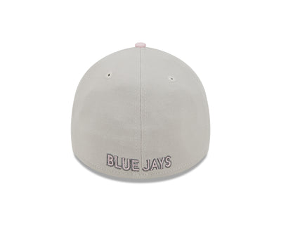 Toronto Blue Jays Mother’s Day New Era 2023 Gray/Pink 39THIRTY Flex Hat - Pro League Sports Collectibles Inc.