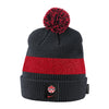 Canada Soccer National Team Nike Cuffed Pom Knit Toque - Red/Black - Pro League Sports Collectibles Inc.