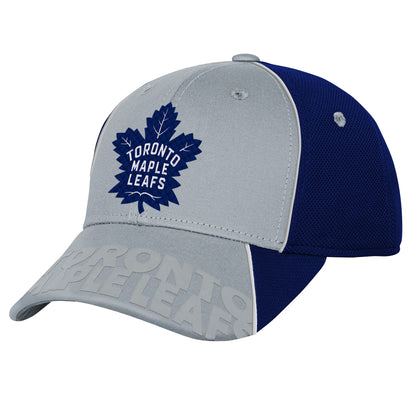 Youth Toronto Maple Leafs Second Season Grey/Blue Stretch Fit Hat - Pro League Sports Collectibles Inc.