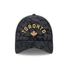 Toronto Raptors Authentics City Edition Dark Grey 9TWENTY Adjustable Hat - Pro League Sports Collectibles Inc.