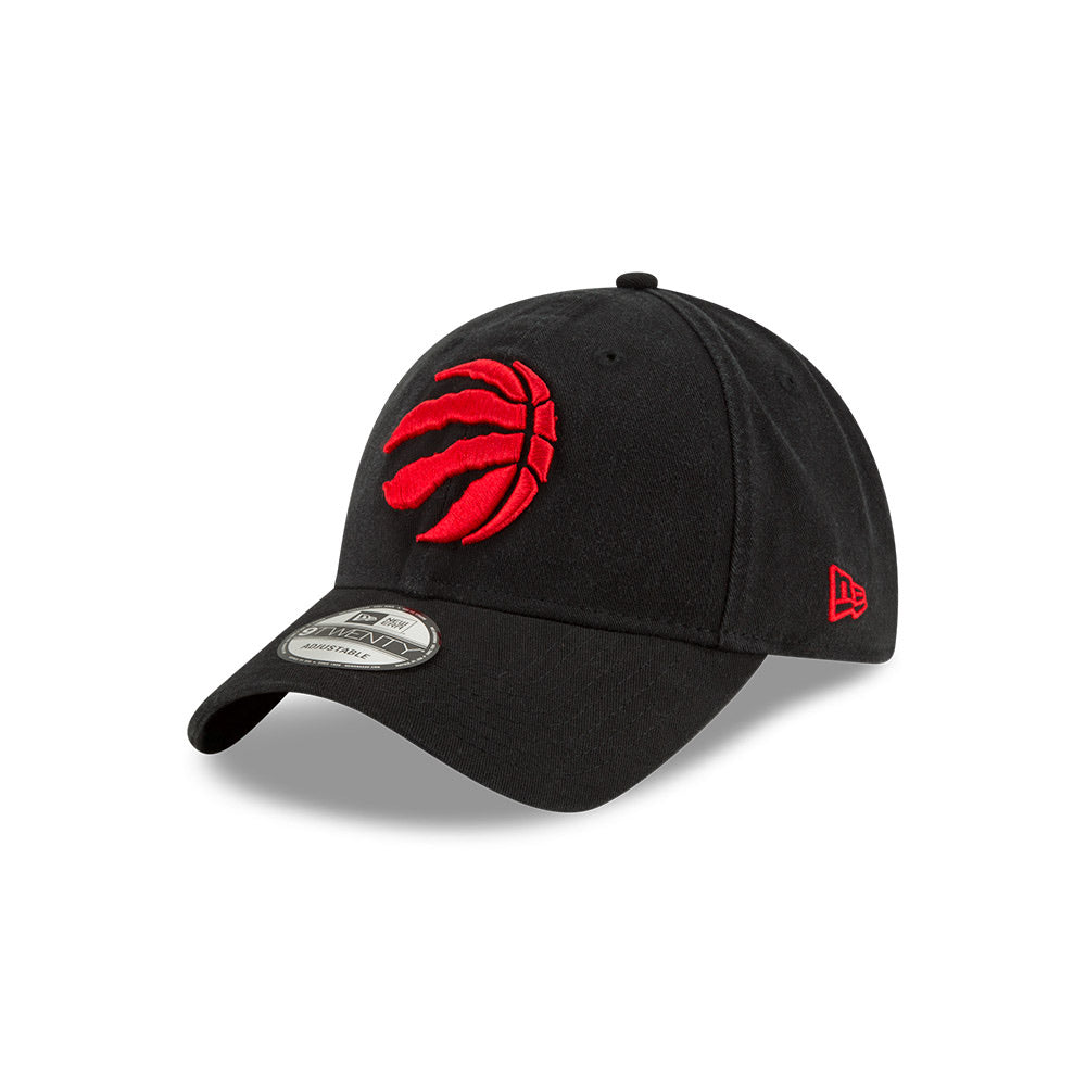 Toronto Raptors Black NBA Playoffs 2020 Patch 9Twenty New Era Buckle Back Hat - Pro League Sports Collectibles Inc.