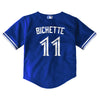 Toddler Toronto Blue Jays Bo Bichette #11 Nike Royal Blue Replica Team Jersey - Pro League Sports Collectibles Inc.