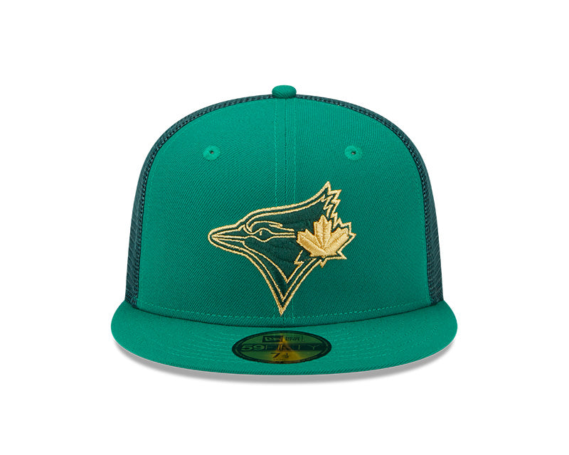 Toronto Blue Jays Green New Era 2023 St. Patrick's Day - Mesh 59FIFTY Fitted Hat - Pro League Sports Collectibles Inc.