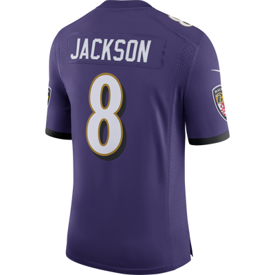 Lamar Jackson Baltimore Ravens Purple Nike Limited Jersey - Pro League Sports Collectibles Inc.