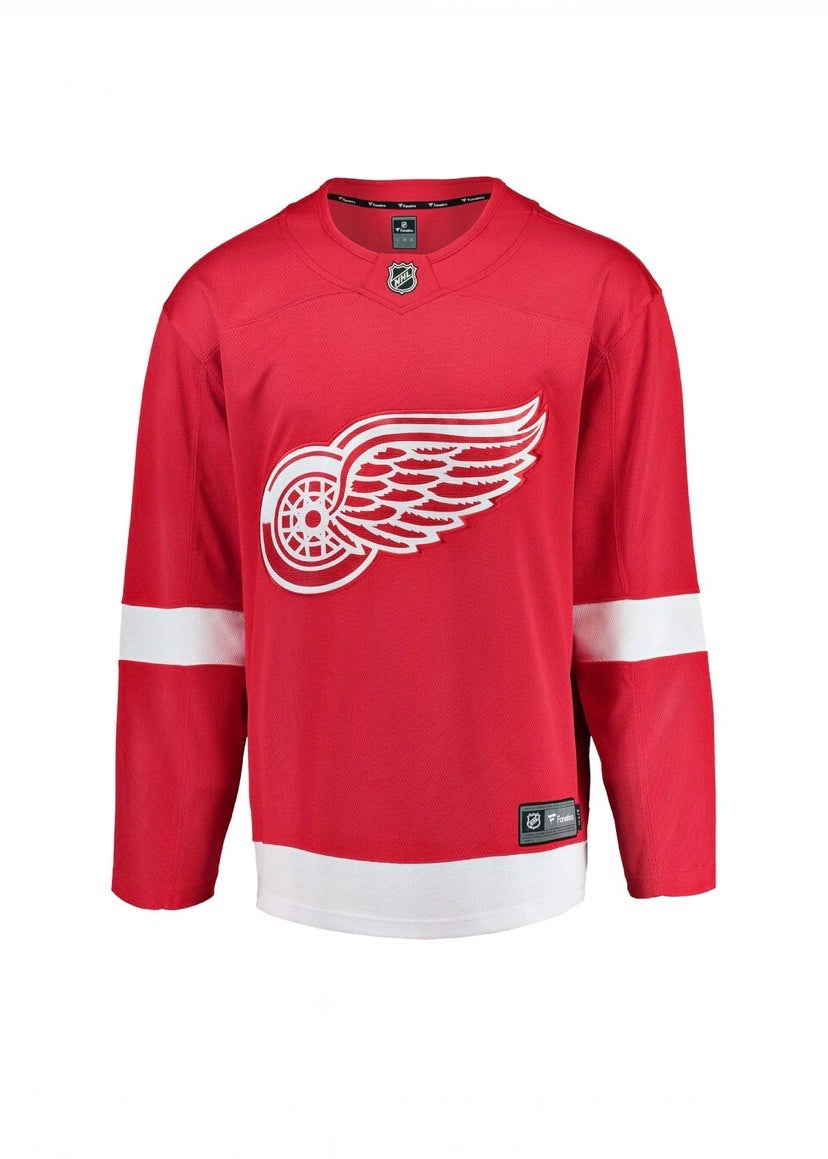 Detroit Redwings Fanatics Home Break Away Replica Jersey - Pro League Sports Collectibles Inc.