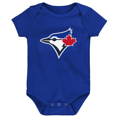 Infant Toronto Blue Jays Fan Romper Onesie 3 Pack Set - Pro League Sports Collectibles Inc.
