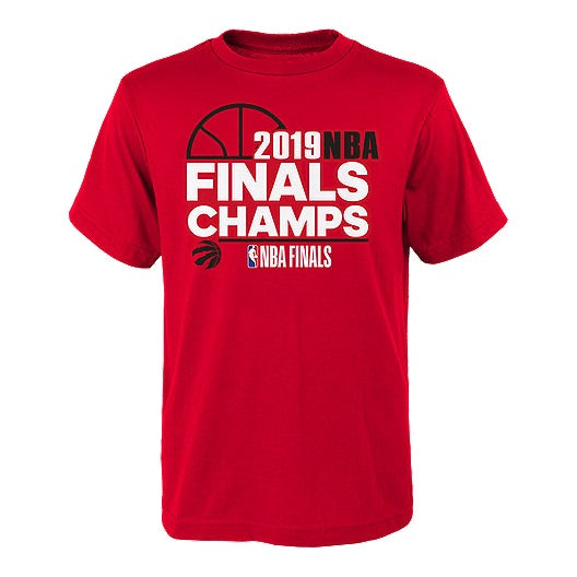 Youth NBA Toronto Raptors 2019 Champs Roster T-Shirt XL