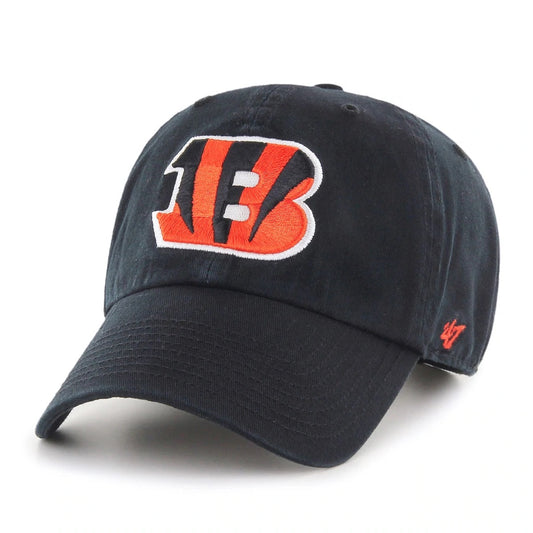 Cincinnati Bengals Black Clean Up '47 Brand Adjustable Hat - Pro League Sports Collectibles Inc.