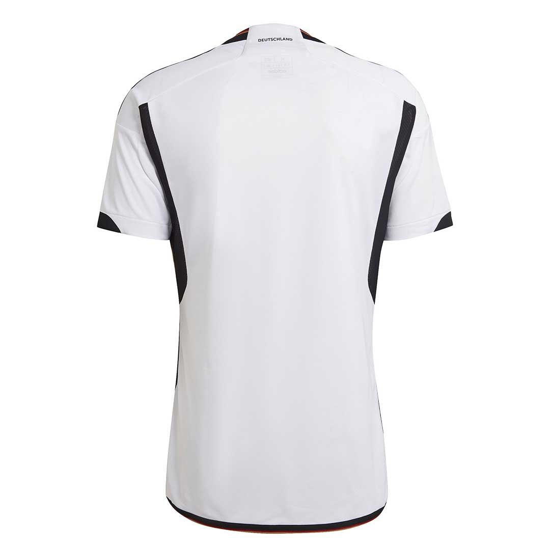 Youth Germany National Team World Cup Adidas 2022 White Home Replica Stadium Jersey - Pro League Sports Collectibles Inc.