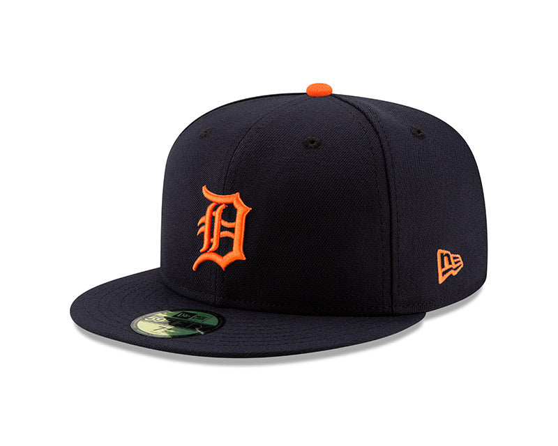 Men's Detroit Tigers New Era Navy Authentic Collection Mesh Back Low  Profile 59FIFTY Fitted Hat
